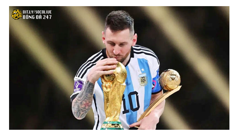 Messi - Cầu thủ giỏi nhất thế giới đã có được cúp vàng World Cup ở tuổi 35