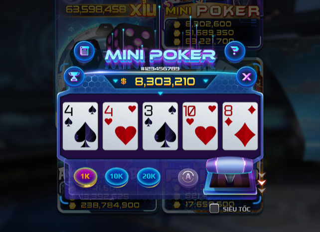 Mẹo chơi Mini Poker đặt đâu thắng đó cùng Win79 - Ảnh 3